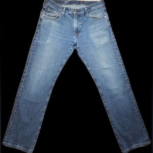 AG Adriano Goldschmied Graduate Tailored Straight Leg Jeans 31x34 Blue